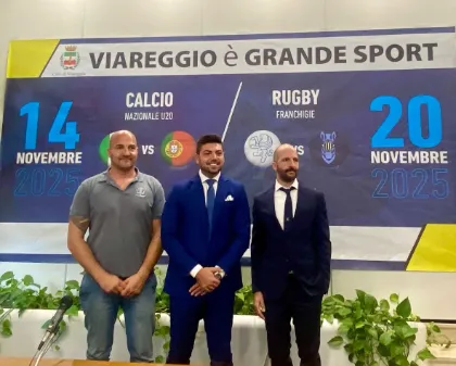 Viareggio è grande sport: il ritiro degli arbitri di serie A, il calcio con Italia-Portogallo U20, rugby con Benetton Treviso-Zebre Parma