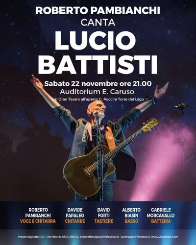Concerto dedicato a Lucio Battisti